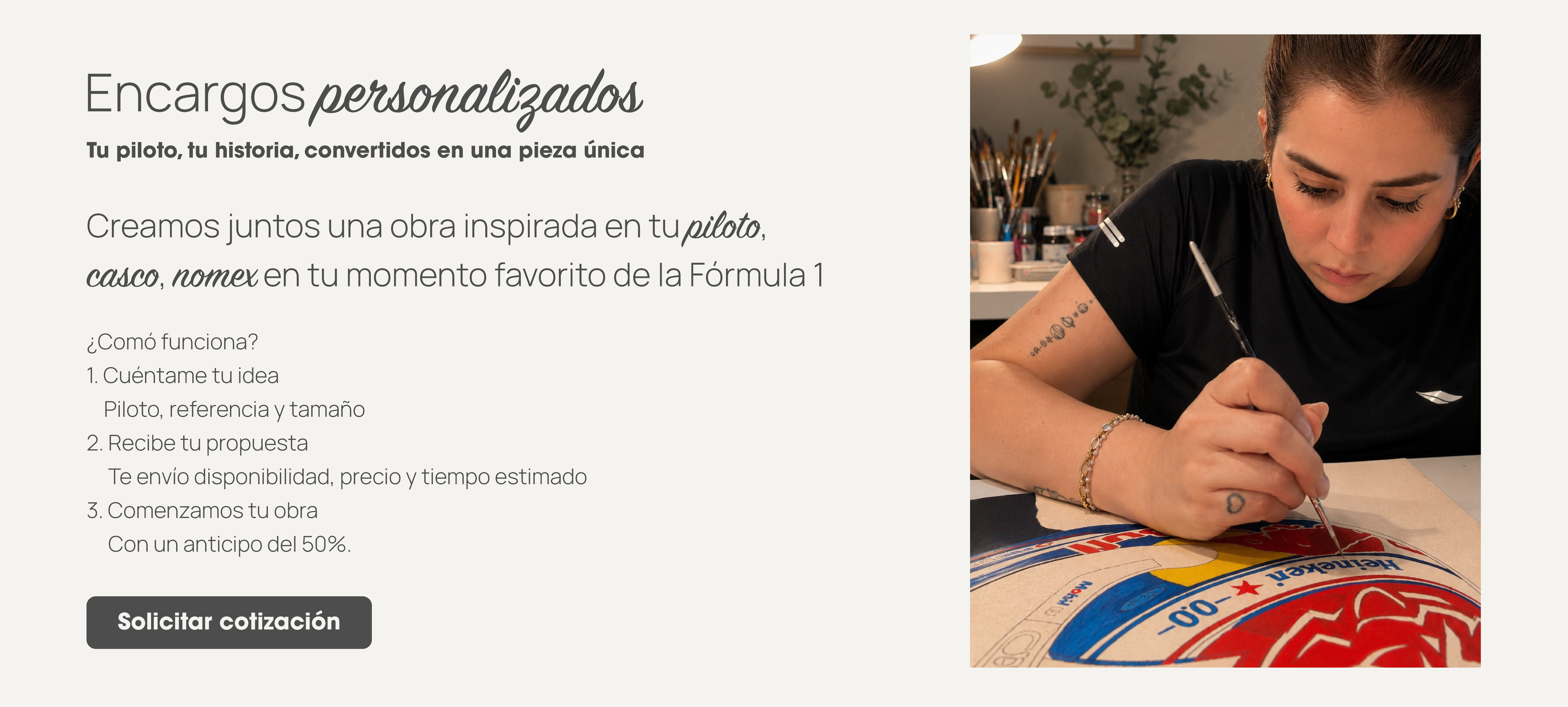 Encargos personalizados de Art from the Paddock